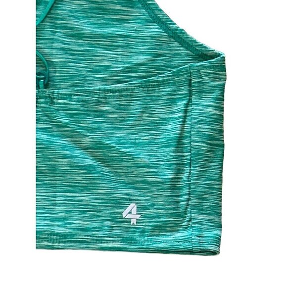 Fourlaps Women's Poise Longline Space Dye Bra Green Size XXL NWT - Picture 3 of 6